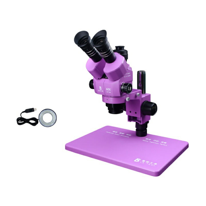 Luban LB-60X Professional Wet-Eye Stereo 60X HD Microscope for Cellpho ...