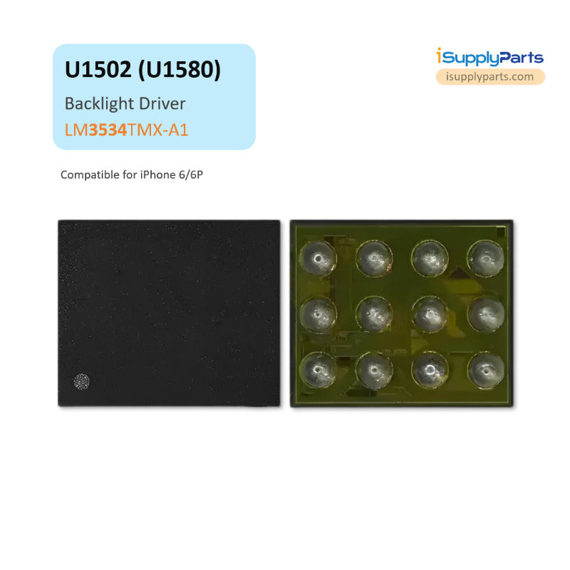 LED Backlight Driver IC LM3534TMX-A1 for iPhone 6 and 6 Plus (U1502 U1 ...